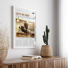 City of God, Fernando Meirelles, Retro Movie Poster, Custom Movie Poster 4421171004