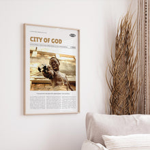 City of God, Fernando Meirelles, Retro Movie Poster, Custom Movie Poster 4421171004