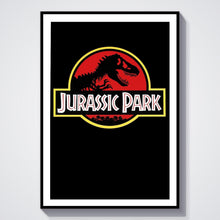 Classic Jurassic Park Movie Poster, Dinosaur T-Rex Sci-Fi Thriller Cult Film Art Print, 1990 Steven Spielberg Glossy Large Format Decor Gift 4333609409