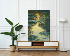 Claude Monet Exhibition Poster, Water lilies Claude Monet,  Monet Exhibition Print, Claude Monet Floral Print, Landscape wall art 1336874315