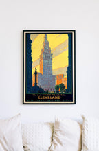 Cleveland Union Terminal Vintage Travel Poster Art (Digital Download) 787947089