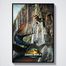 Cliff Jurassic World Rebirth Movie Poster, Classic T-Rex Sci-Fi Thriller Cult Film Art Print, 2025 Scarlett Johansson Glossy Large Format 4333620760