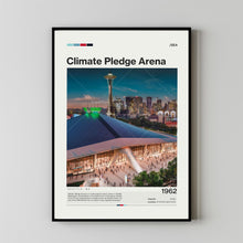 Climate Pledge Arena Poster, Seattle Kraken Poster Print, NHL Arena Poster, Hockey Fan Gift Print