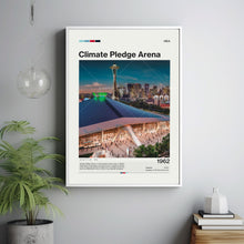 Climate Pledge Arena Poster, Seattle Kraken Poster Print, NHL Arena Poster, Hockey Fan Gift Print