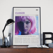 Closer, Mike Nichols, Retro Movie Poster, Custom Movie Poster Print 4421165521