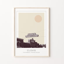 Clovis Poster Print, Clovis Travel Poster, Clovis Minimalistic Wall Art, Clovis, California, United States 1868247864
