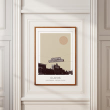Clovis Poster Print, Clovis Travel Poster, Clovis Minimalistic Wall Art, Clovis, California, United States 1868247864