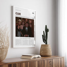 Clue, Jonathan Lynn, Retro Movie Poster, Custom Movie Poster Print 4421169578