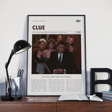 Clue, Jonathan Lynn, Retro Movie Poster, Custom Movie Poster Print 4421169578