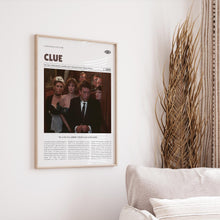 Clue, Jonathan Lynn, Retro Movie Poster, Custom Movie Poster Print 4421169578