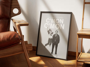 C'mon C'mon Poster, Gift for Him, Print Poster, Printable Wall Art, Mike Mills, Joaquin Phoenix, Woody Norman, Black and White Art, Retro 1877933476