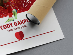 Cody Gakpo Poster Football Posters, Football Prints 1870073215