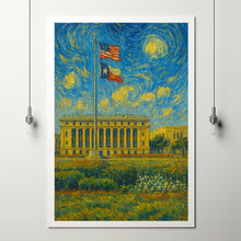 College Station Print, College Station Photo Poster, College Station Travel Wall Art, College Station Map, Van Gogh Style Print, Texas, USA