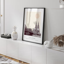 Cologne Poster Print, Cologne Travel Poster, Cologne Minimalistic Wall Art, Cologne, North Rhine-Westphalia, Germany 1882437289