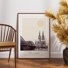 Cologne Poster Print, Cologne Travel Poster, Cologne Minimalistic Wall Art, Cologne, North Rhine-Westphalia, Germany 1882437289