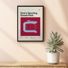 Colorado Rapids Poster, Dick's Sporting Goods Park Print, MLS Print, Mid Century Modern-6FIH4Q