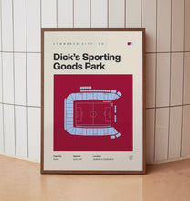 Colorado Rapids Poster, Dick's Sporting Goods Park Print, MLS Print, Mid Century Modern-6FIH4Q