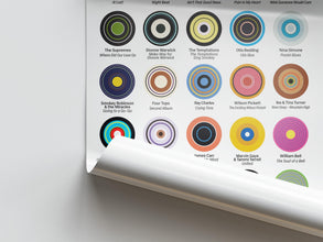 Colors of Soul Music 1960-1969 Albums Poster  Retro R&B Music Wall Art 1851092278