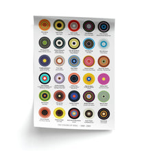 Colors of Soul Music 1960-1969 Albums Poster  Retro R&B Music Wall Art 1851092278