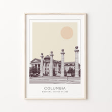 Columbia Poster Print, Columbia Travel Poster, Columbia Minimalistic Wall Art, Columbia, Missouri, United States 1868249476
