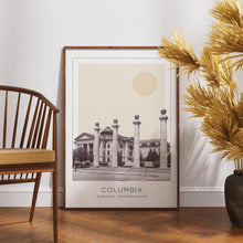 Columbia Poster Print, Columbia Travel Poster, Columbia Minimalistic Wall Art, Columbia, Missouri, United States 1868249476