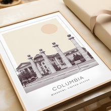 Columbia Poster Print, Columbia Travel Poster, Columbia Minimalistic Wall Art, Columbia, Missouri, United States 1868249476
