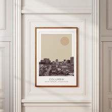 Columbia Poster Print, Columbia Travel Poster, Columbia Minimalistic Wall Art, Columbia, South Carolina, United States 1882437499
