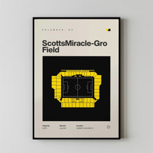 Columbus Crew Poster, ScottsMiracle-Gro Field Stadium Print, Mid Century Modern Soccer-JI5W72