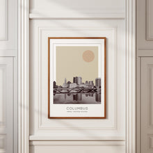 Columbus Poster Print, Columbus Travel Poster, Columbus Minimalistic Wall Art, Columbus, Ohio, United States 1868248062