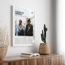 Coming to America, John Landis, Retro Movie Poster, Custom Movie Poster Print 4421165553