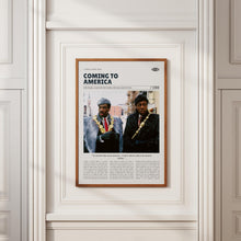 Coming to America, John Landis, Retro Movie Poster, Custom Movie Poster Print 4421165553