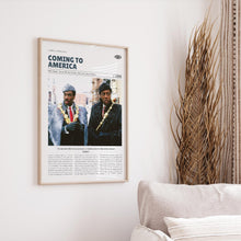 Coming to America, John Landis, Retro Movie Poster, Custom Movie Poster Print 4421165553