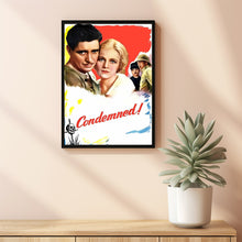 Condemned! 1929Poster Art Print Movie Posters Gift for Movie lovers