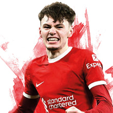 Conor Bradley - 202324 - Home Kit - Football Poster - Football Print 1681869644