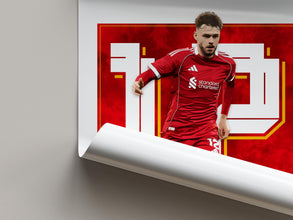 Conor Bradley Poster Football Poster, Liverpool Soccer Gift For Fans 4392451869