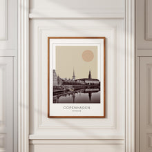 Copenhagen Poster Print, Copenhagen Travel Poster, Copenhagen Minimalistic Wall Art, Copenhagen, Denmark 1882438513