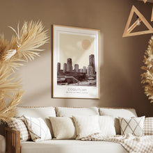 Coquitlam Poster Print, Coquitlam Travel Poster, Coquitlam Minimalistic Wall Art, Coquitlam, British Columbia, Canada 1868247190