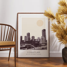 Coquitlam Poster Print, Coquitlam Travel Poster, Coquitlam Minimalistic Wall Art, Coquitlam, British Columbia, Canada 1868247190