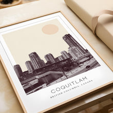Coquitlam Poster Print, Coquitlam Travel Poster, Coquitlam Minimalistic Wall Art, Coquitlam, British Columbia, Canada 1868247190