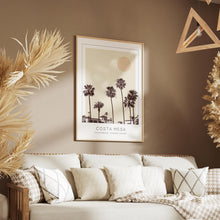 Costa Mesa Poster Print, Costa Mesa Travel Poster, Costa Mesa Minimalistic Wall Art, Costa Mesa, California, United States 1882437885