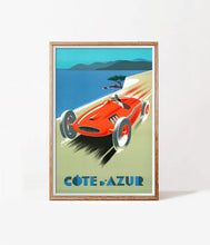 Cote D' Azur Vintage Travel Poster French Riviera Art (Digital Download) 788962007