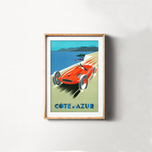 Cote D' Azur Vintage Travel Poster French Riviera Art (Digital Download) 788962007