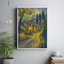 Cotswolds Watercolor Painting, Cotswolds Poster, Wall Art, Landscape Art, England Enthusiast Gift, Cotswolds Print, C30-856