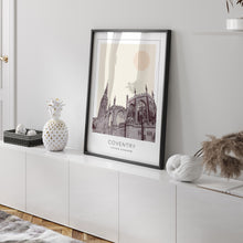 Coventry Poster Print, Coventry Travel Poster, Coventry Minimalistic Wall Art, Coventry, United Kingdom 1868246764