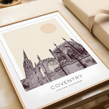 Coventry Poster Print, Coventry Travel Poster, Coventry Minimalistic Wall Art, Coventry, United Kingdom 1868246764