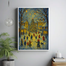 Cozy Christmas Tree Farmhouse Print Hello December Holiday Decor