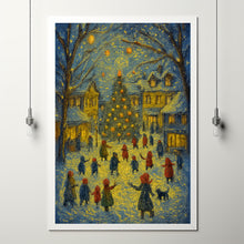 Cozy Christmas Tree Farmhouse Print Hello December Holiday Decor