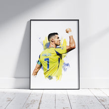 Cristiano Ronaldo Football Art Print Vibrant Soccer Poster 1817447363