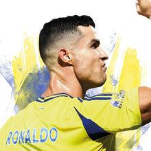 Cristiano Ronaldo Football Art Print Vibrant Soccer Poster 1817447363