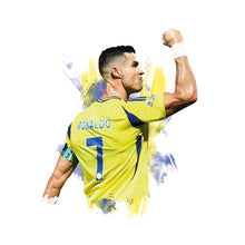 Cristiano Ronaldo Football Art Print Vibrant Soccer Poster 1817447363